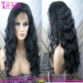 2015 mais popular preço de atacado 100% cabelo humano peruvian body wave peruca cheia do laço